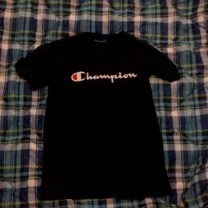 Boys large champion tee
